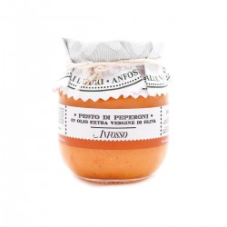 Pesto di peperoni in olio extravergine - Anfosso - 85gr