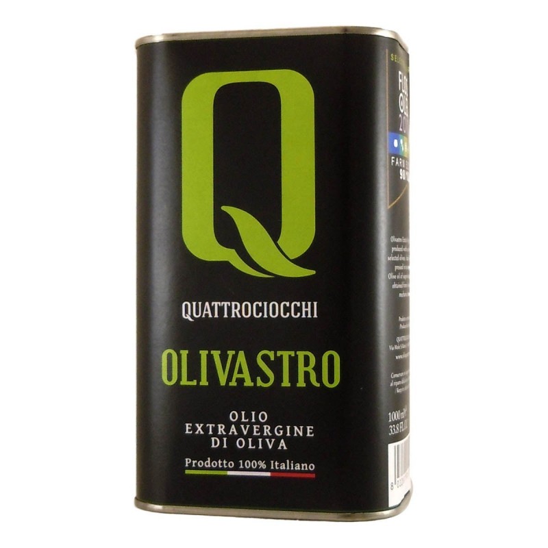 Olio extravergine di oliva Olivastro latta - Quattrociocchi - 1l