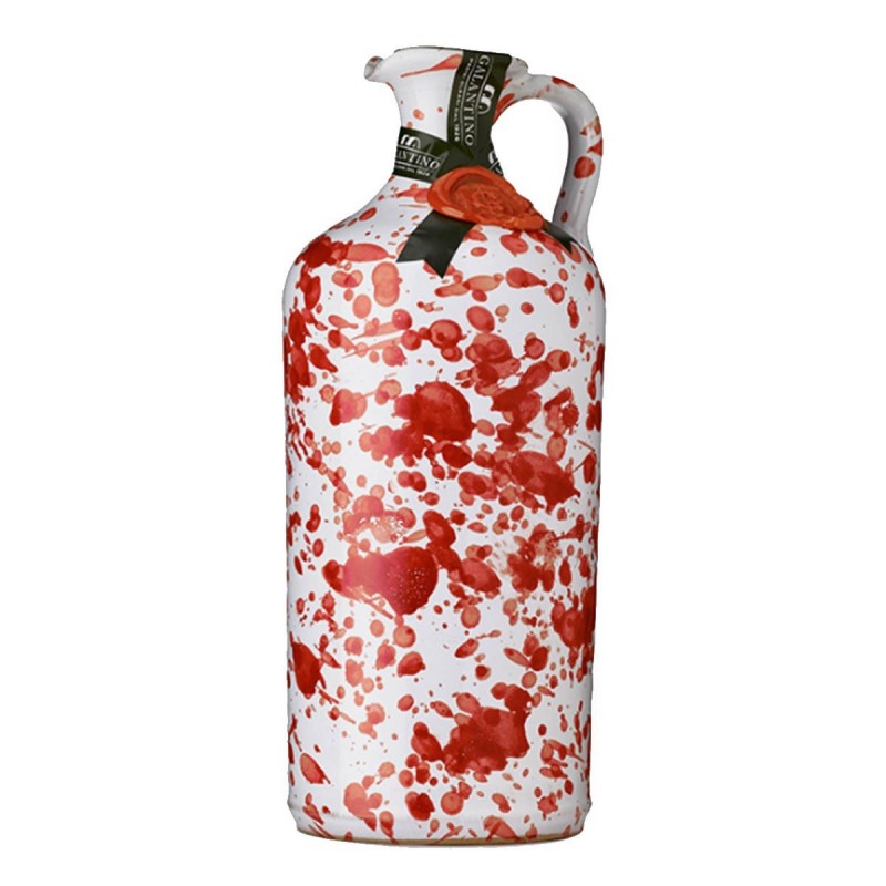 Olio extravergine Orcio ceramica Rosso - Galantino - 500ml Olio extravergine Orcio ceramica Rosso - Galantino - 500ml