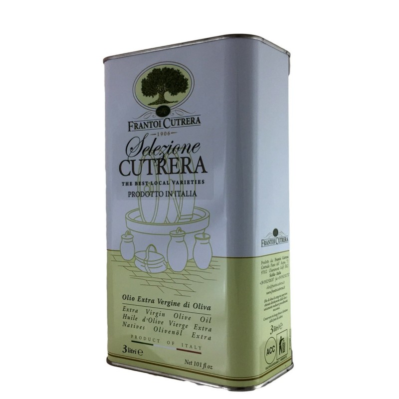 Olio extravergine di oliva Selezione latta - Cutrera - 3l Olio extravergine di oliva Selezione latta - Cutrera - 3l