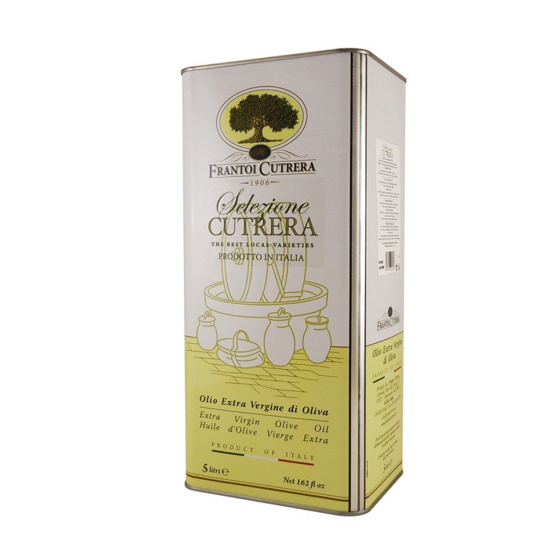 Olio extravergine di oliva Selezione latta - Cutrera - 5l Olio extravergine di oliva Selezione latta - Cutrera - 5l