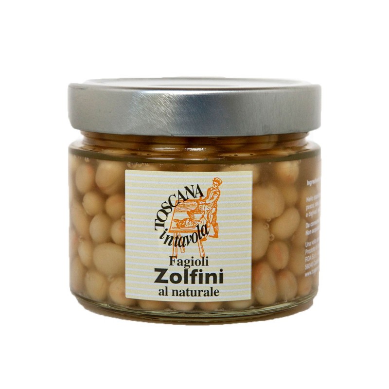Fagioli Zolfini al Naturale - Toscana in Tavola - 300gr Fagioli Zolfini al Naturale - Toscana in Tavola - 300gr