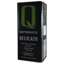 Olio extravergine di oliva Delicato Leccino latta - Quattrociocchi - 5l