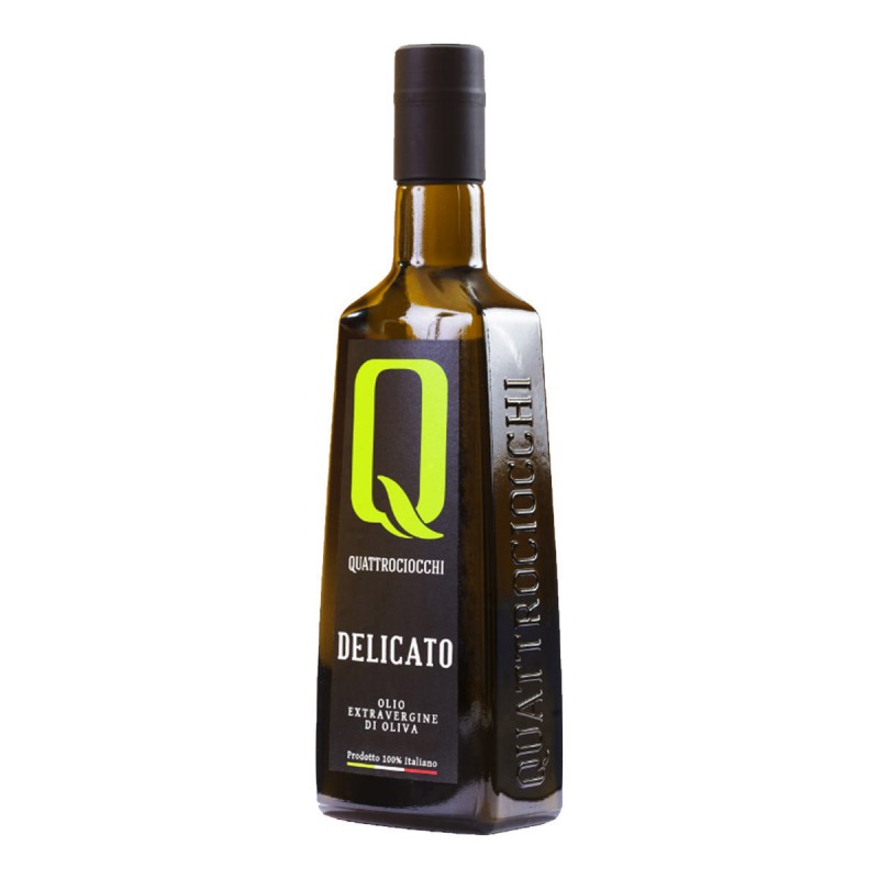 Olio extravergine Delicato Leccino - Quattrociocchi - 500ml
