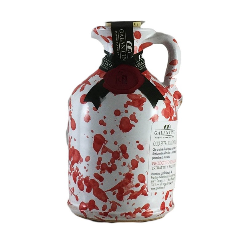 Olio extravergine Orcio ceramica Rosso - Galantino - 100ml