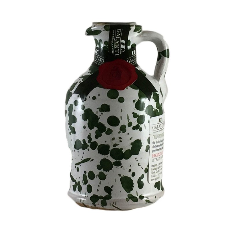 Olio extravergine Orcio ceramica Verde - Galantino - 100ml Olio extravergine Orcio ceramica Verde - Galantino - 100ml
