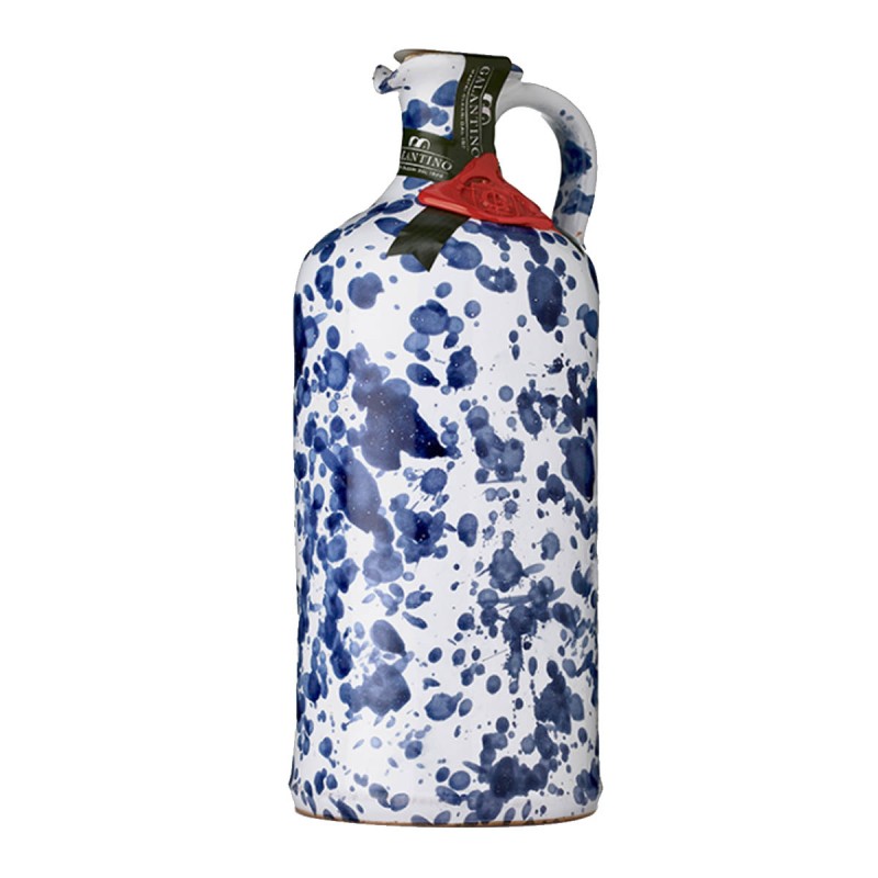 Olio extravergine di oliva Orcio ceramica Blu - Galantino - 500ml Olio extravergine di oliva Orcio ceramica Blu - Galantino - 500ml