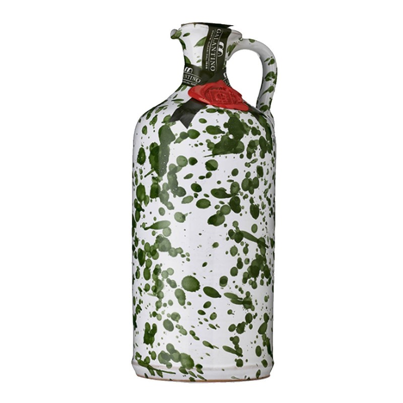 Olio extravergine Orcio ceramica Verde - Galantino - 500ml