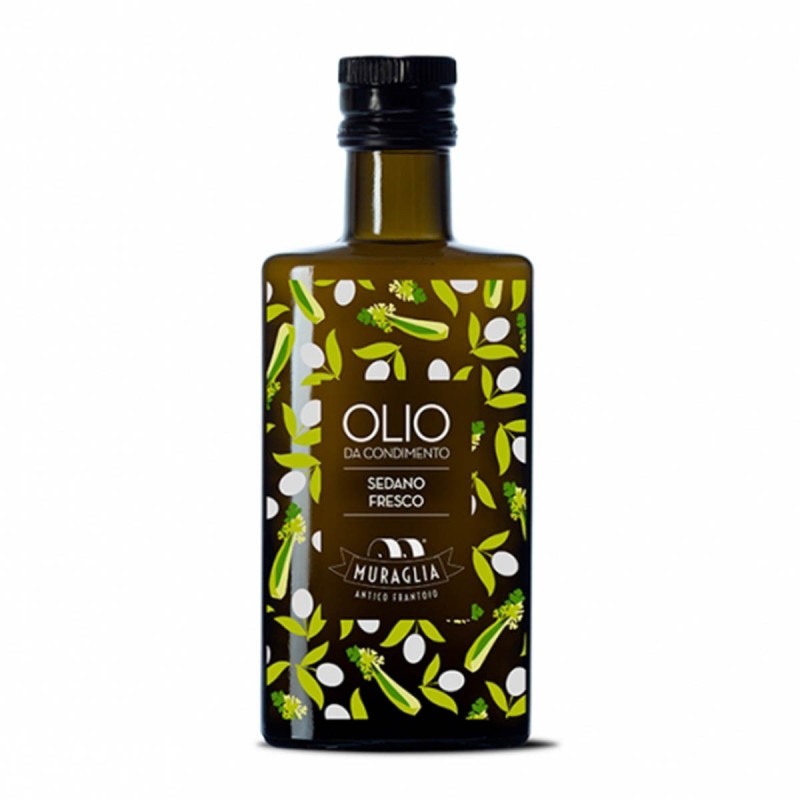Condimento a base di Olio extravergine al Sedano Muraglia 250ml Condimento a base di Olio extravergine al Sedano Muraglia 250ml
