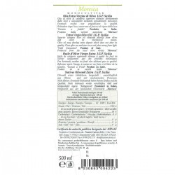 Olio extravergine di oliva monocultivar Moresca IGP - Cutrera - 500ml