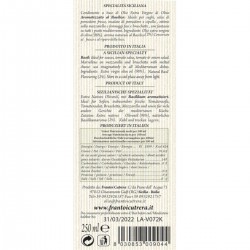 Olio aromatizzato al Basilico - Cutrera - 250ml