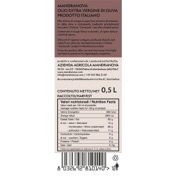 Olio extravergine di oliva Cerasuola - Mandranova - 500ml