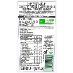 Olio extravergine di oliva 46° Parallelo Biologico - Agraria Riva del Garda - 500ml