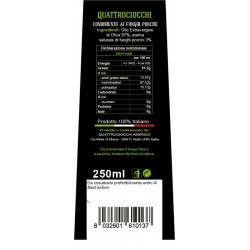 Condimento a base di Olio extravergine di oliva e Funghi Porcini Bio - Quattrociocchi - 250ml