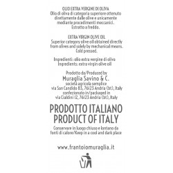 Olio extravergine di oliva Orcio ceramica Pois peranzana - Muraglia - 500ml