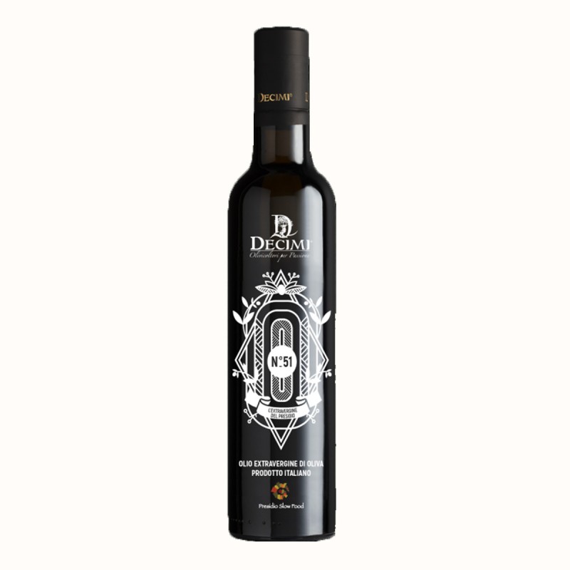 Olio extravergine di oliva N°51 - Decimi - 500ml Olio extravergine di oliva N°51 - Decimi - 500ml