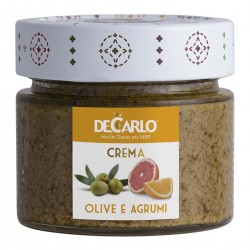 Crema di Olive Verdi e Agrumi - De Carlo - 130gr