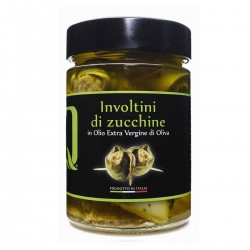 Involtini di Zucchine in olio extra vergine di oliva - Quattrociocchi - 320gr