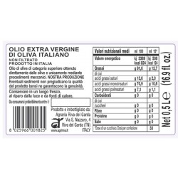 Olio extravergine di oliva Mosto - Agraria Riva del Garda - 500ml