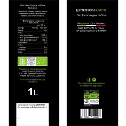 Olio extravergine di oliva Olivastro Bio latta - Quattrociocchi - 1l