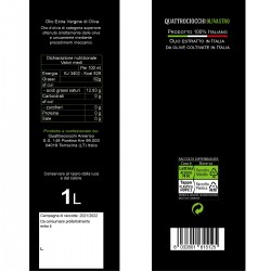 Olio extravergine di oliva Olivastro latta - Quattrociocchi - 1l