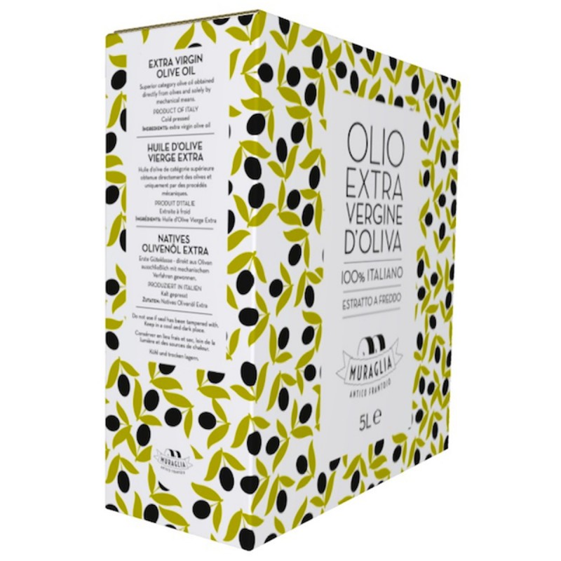Olio extravergine di oliva Fruttato Medio Bag in Box - Muraglia - 5l