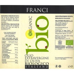 Olio extravergine di oliva Bio - Franci - 500ml