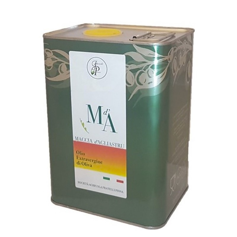 Olio extravergine di oliva Maccia d'Agliastru latta - Fratelli Pinna - 3l Olio extravergine di oliva Maccia d'Agliastru latta - Fratelli Pinna - 3l