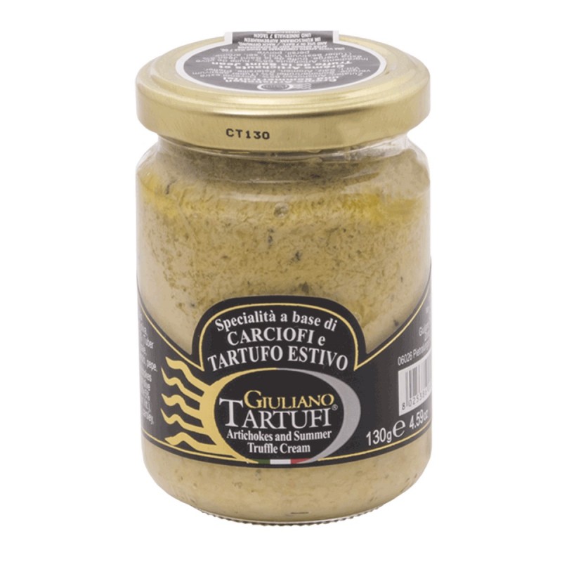 Carciofi e Tartufo Estivo - Giuliano Tartufi - 130gr Carciofi e Tartufo Estivo - Giuliano Tartufi - 130gr