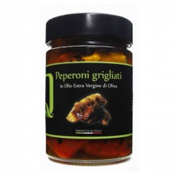 Peperoni grigliati in olio extra vergine di oliva - Quattrociocchi - 320gr