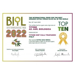 Olio extravergine di oliva DOP Valli Trapanesi Biologico - Titone - 500ml
