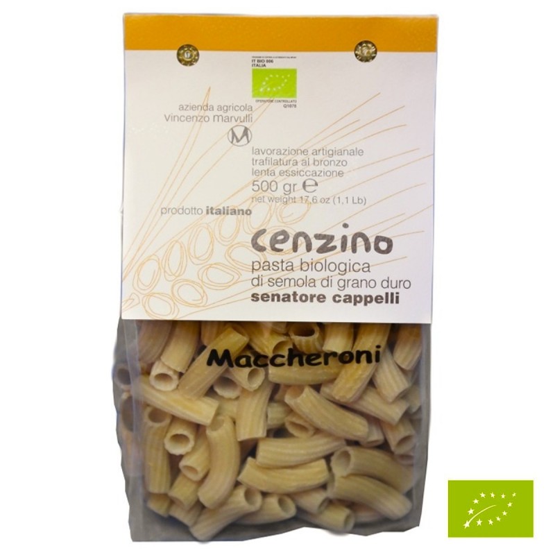 Maccheroni BIO Senatore Cappelli - Marvulli - 500gr Maccheroni BIO Senatore Cappelli - Marvulli - 500gr