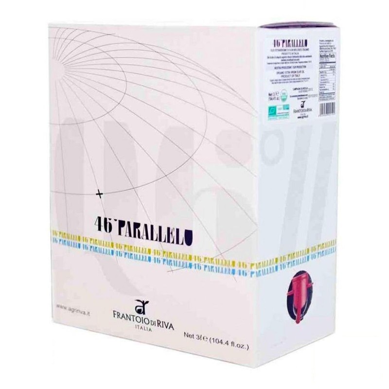 Olio extravergine 46° Parallelo Bio 3l - Agraria Riva