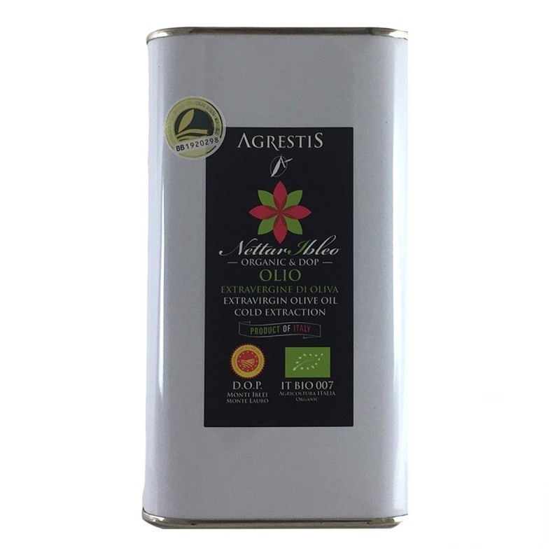 Olio extravergine Nettar Ibleo Dop Monti Iblei Bio Agrestis 1l Olio extravergine Nettar Ibleo Dop Monti Iblei Bio Agrestis 1l