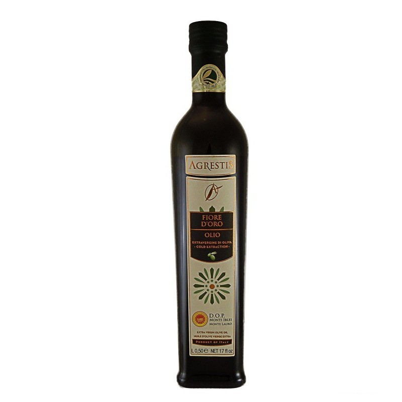 Olio extravergine Fiore d'Oro DOP Monti Iblei - Agrestis - 500ml Olio extravergine Fiore d'Oro DOP Monti Iblei - Agrestis - 500ml