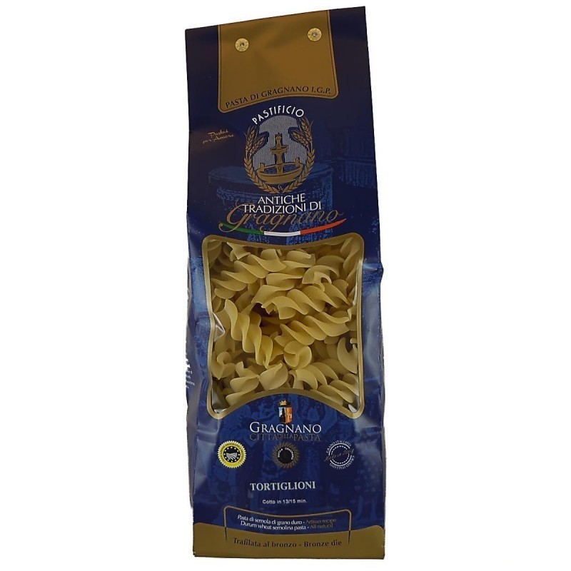 Tortiglioni IGP Gragnano - Antiche Tradizioni di Gragnano - 500gr Tortiglioni IGP Gragnano - Antiche Tradizioni di Gragnano - 500gr
