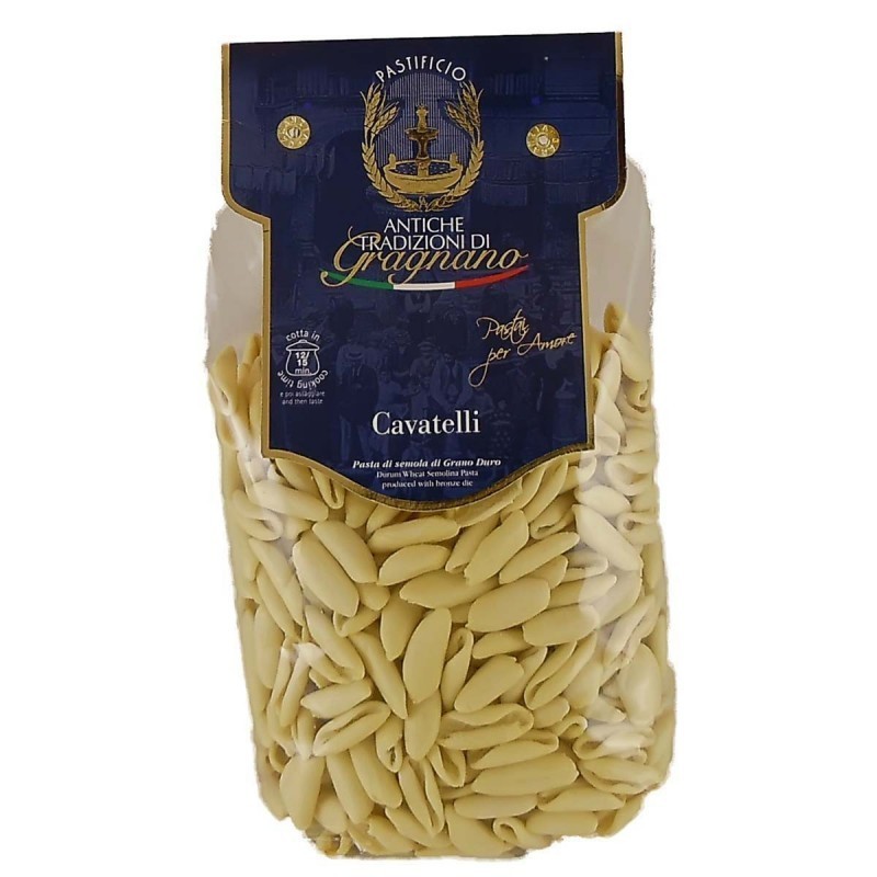 Cavatelli IGP Gragnano - Antiche Tradizioni di Gragnano - 500gr Cavatelli IGP Gragnano - Antiche Tradizioni di Gragnano - 500gr