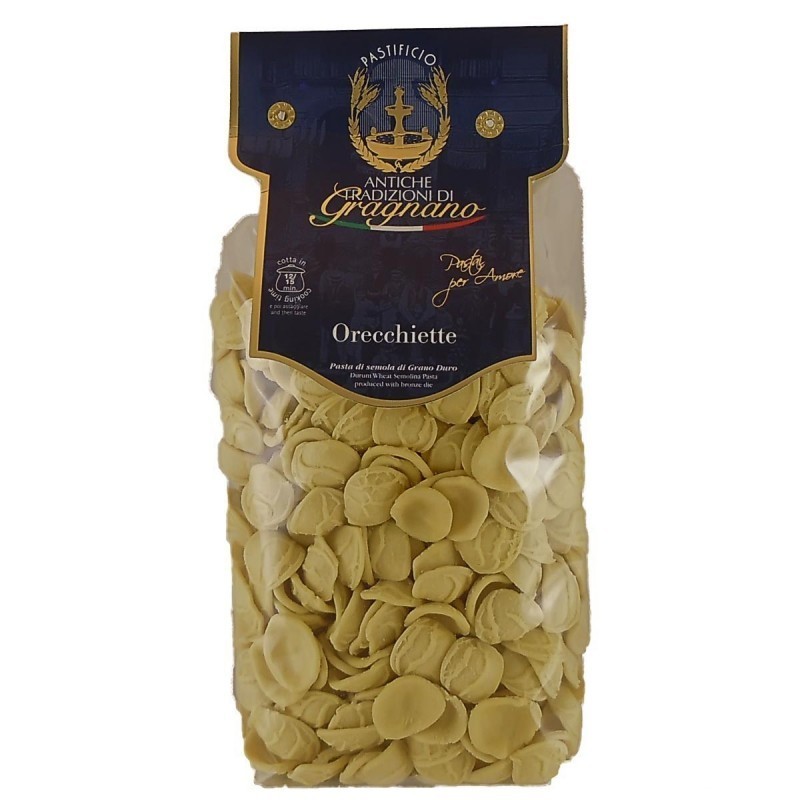 Orecchiette IGP Gragnano - Antiche Tradizioni di Gragnano - 500gr Orecchiette IGP Gragnano - Antiche Tradizioni di Gragnano - 500gr