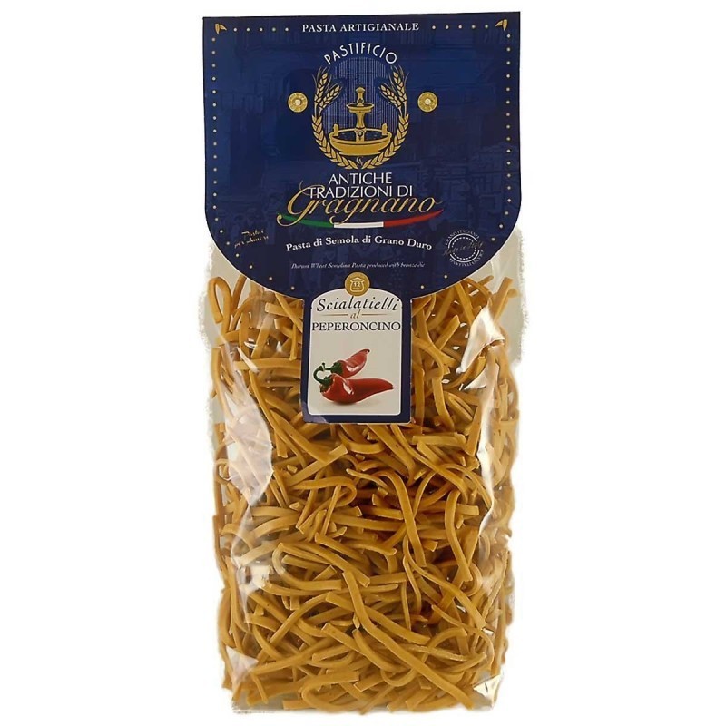 Scialatielli al Peperoncino IGP Gragnano - Antiche Tradizioni Scialatielli al Peperoncino IGP Gragnano - Antiche Tradizioni