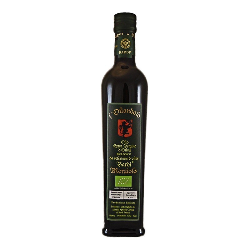 Olio extravergine L'Oliandolo Moraiolo Bio - Bardi - 500ml Olio extravergine L'Oliandolo Moraiolo Bio - Bardi - 500ml
