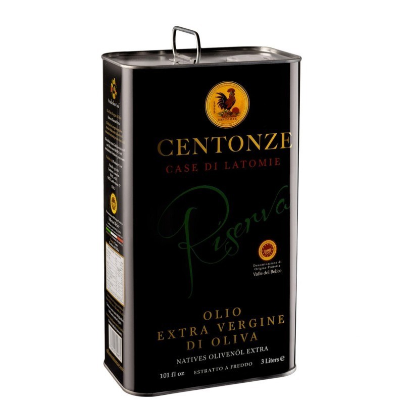 Olio extravergine di oliva DOP Valle del Belice latta - Centonze - 3l