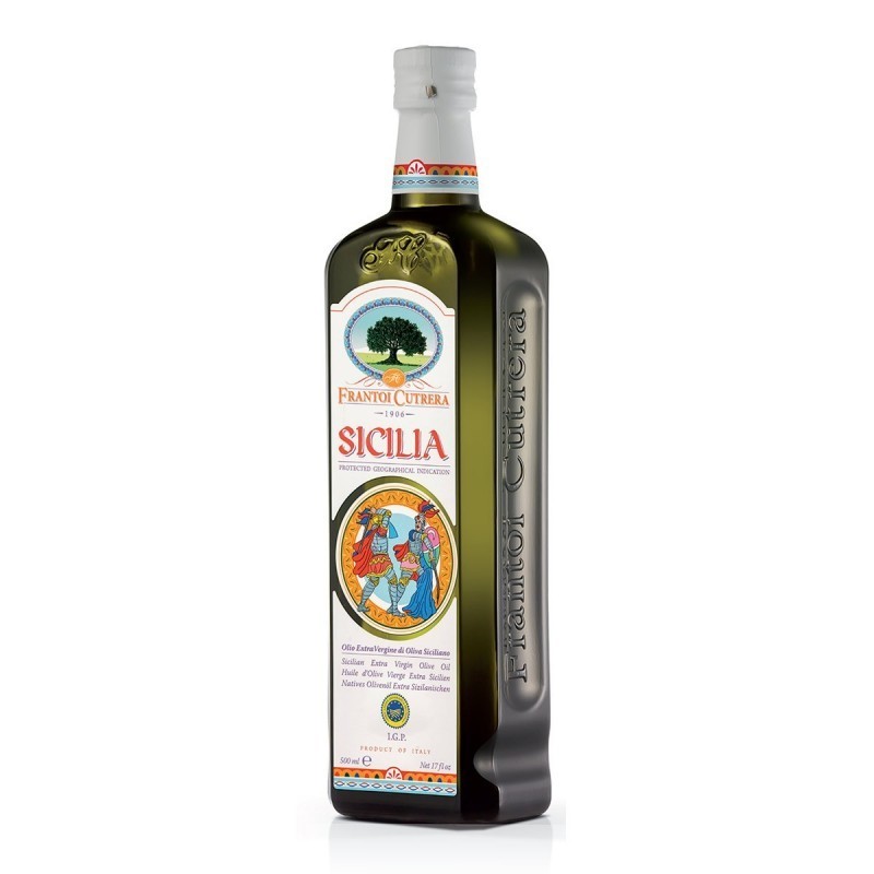Olio extravergine di oliva IGP Sicilia - Cutrera - 500ml Olio extravergine di oliva IGP Sicilia - Cutrera - 500ml