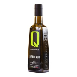 Olio extravergine di oliva Delicato Leccino Bio - Quattrociocchi - 500ml