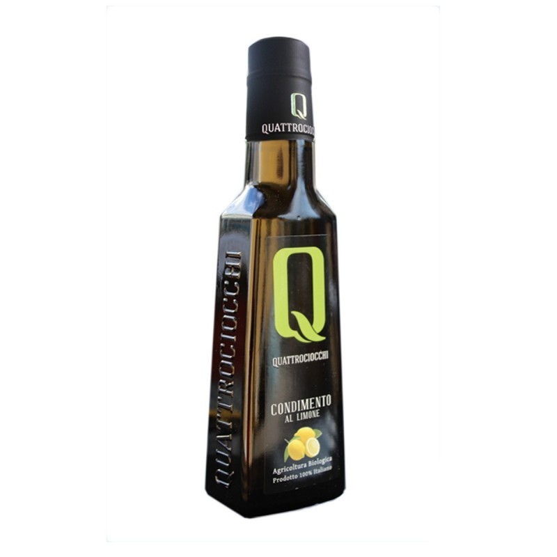 Condimento a base di Olio extravergine di oliva e Limoni Bio - Quattrociocchi - 250ml Condimento a base di Olio extravergine di oliva e Limoni Bio - Quattrociocchi - 250ml