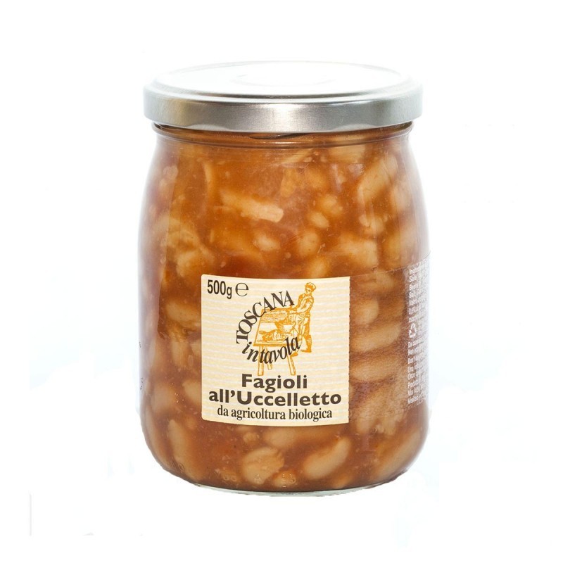 Fagioli all'uccelletto Bio - Toscana in Tavola - 500gr Fagioli all'uccelletto Bio - Toscana in Tavola - 500gr