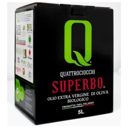 Olio extravergine di oliva Superbo Moraiolo Bio Bag in Box - Quattrociocchi - 5l