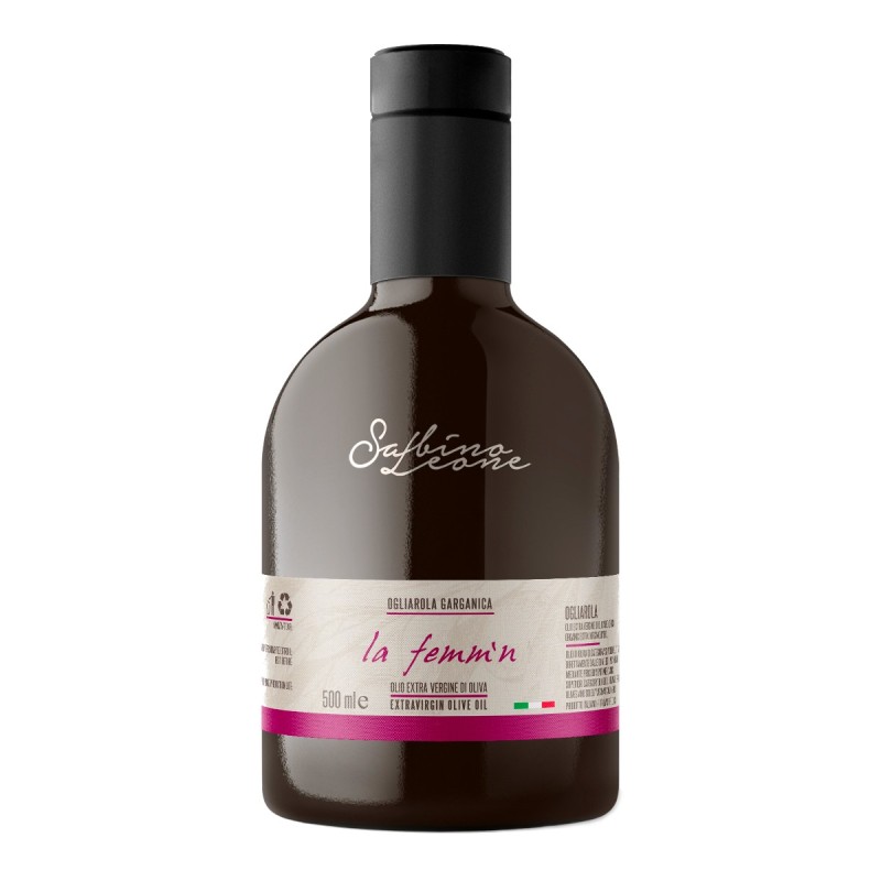 Olio extravergine di oliva La Femm'n - Sabino Leone - 500ml Olio extravergine di oliva La Femm'n - Sabino Leone - 500ml