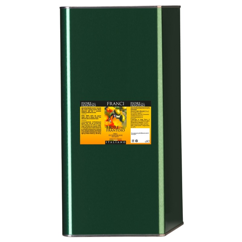 Olio extravergine di oliva Fiore del Frantoio latta - Franci - 5l