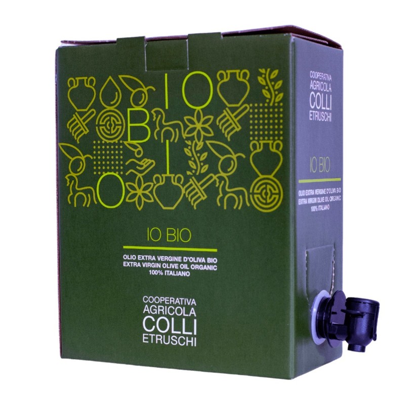 Olio extravergine di oliva Io Bio Bag in Box - Colli Etruschi - 5l