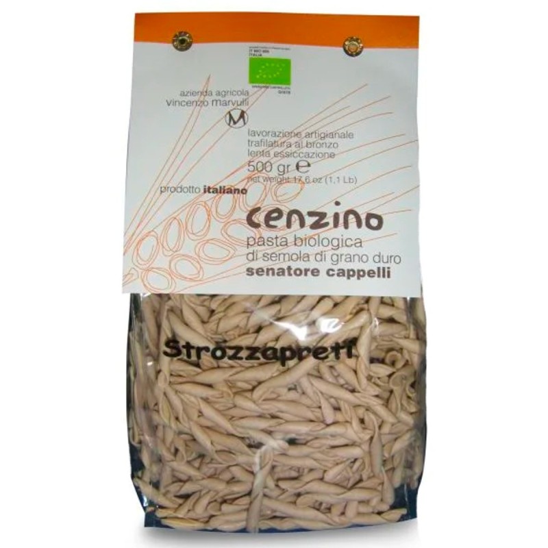 Strozzapreti BIO Senatore Cappelli - Marvulli - 500gr Strozzapreti BIO Senatore Cappelli - Marvulli - 500gr